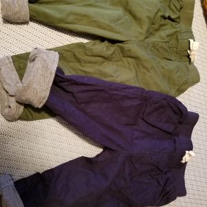 2 PR. Hannah Andersson Lined Pants NWOT size 85